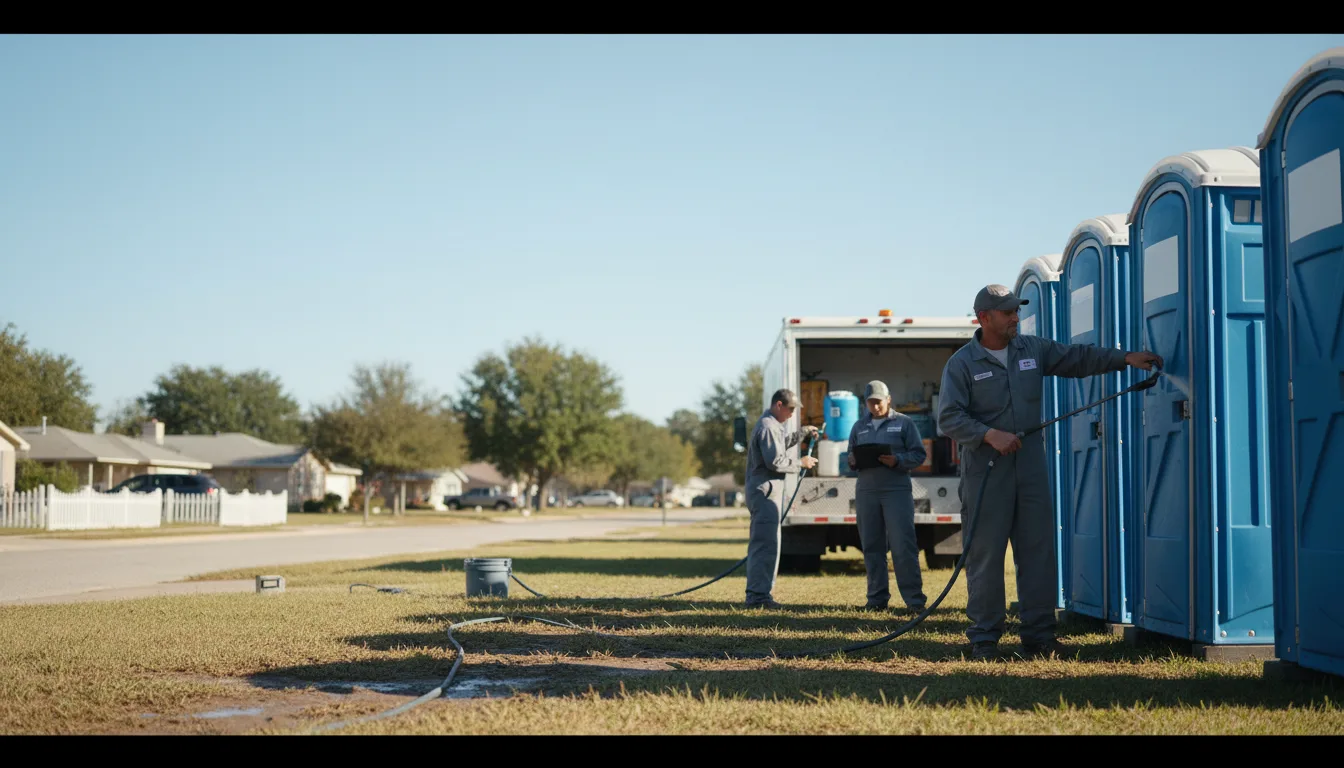 Long-Term Portable Toilet Rental in Denison, TX near me